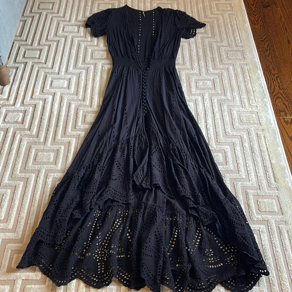 Young Fabulous & Broke Dresses & Skirts - Eyelet maxi dress